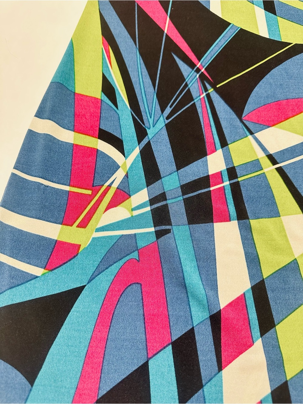 Y2K Abstract Geometric Shift Dress Mod Art Teacher Dopamine Colorful Sz 4 - Picture 9 of 11